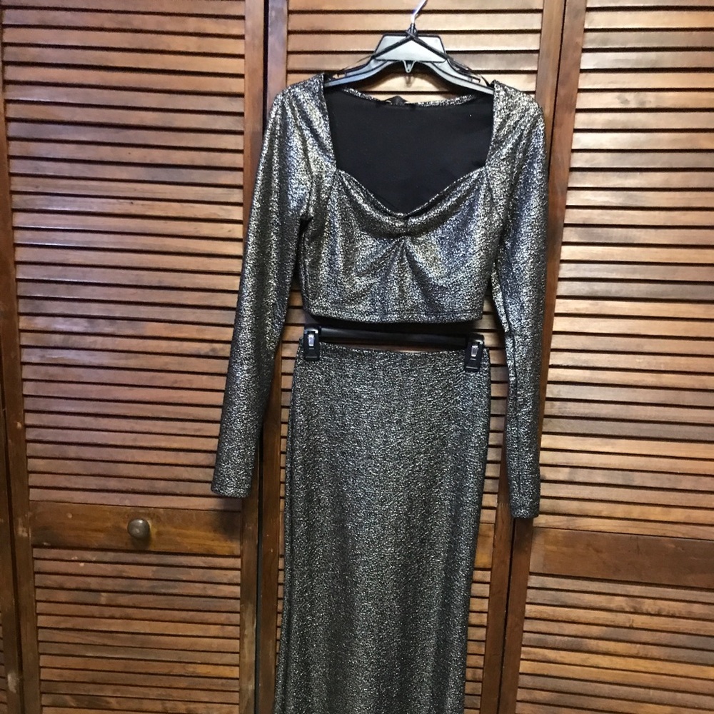 NWT Sparkling Two Piece Gown!
